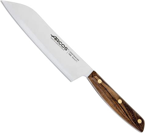 Compra Arcos Cuchillo Santoku Pulgadas Acero Inoxidable Cuchillo