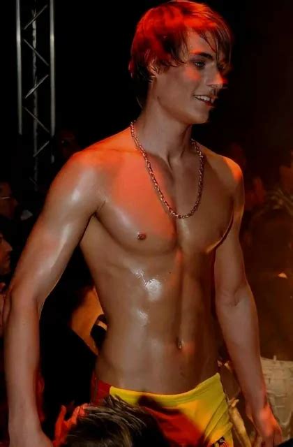Shirtless Male Muscular Hot Sweaty Body Blond Beefcake Hunk Jock Photo X B Eur