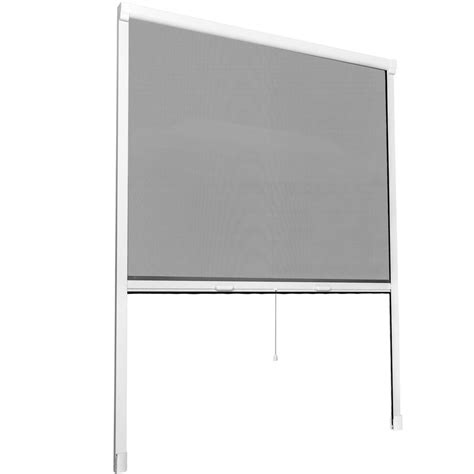 Moustiquaire de Fenêtre enroulable et ajustable en Aluminium 90 cm x 5