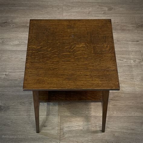 Attractive Small Antique Carved Oak Side Table Antiques Atlas