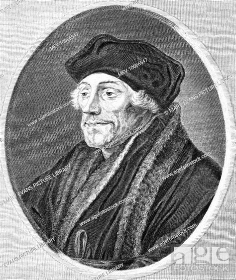 Desiderius Erasmus Dutch Humanist Stock Photo Picture And Rights