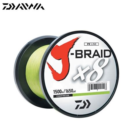 Daiwa J Braid 1500m 8 Strand Braided Fishing Line Fishingnew