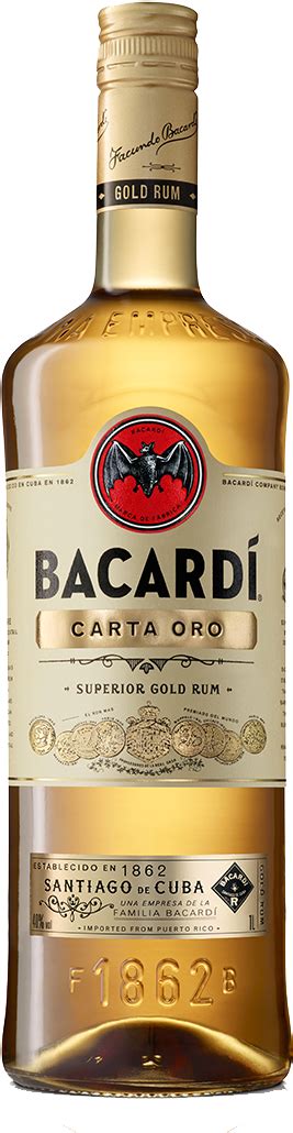 Bacardi Carta Oro Rum 1l Bacardi Carta Oro 1l Free Transparent PNG