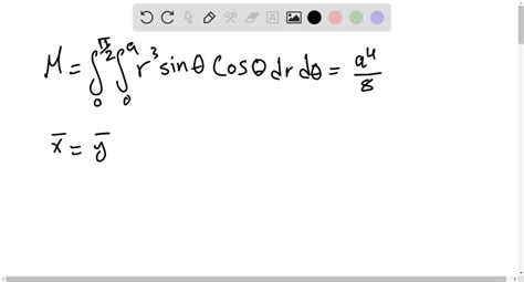 ⏩solvedfind The Mass And Center Of Gravity Of The Lamina A Lamina