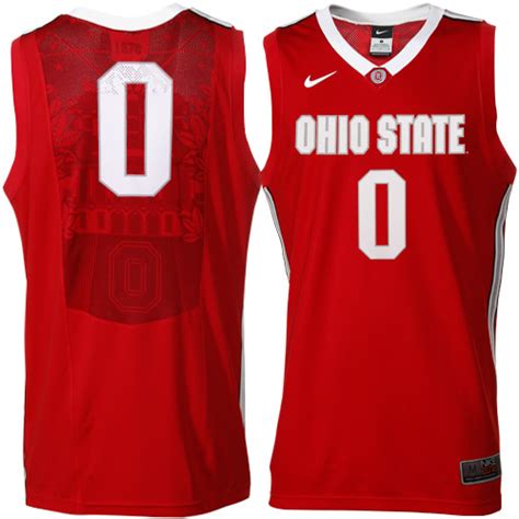 Ohio State Buckeyes #0 Elite Replica Aerographic Basketball Jersey ...