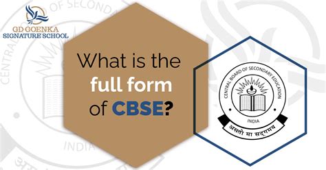 What Is The Full Form Of Cbse