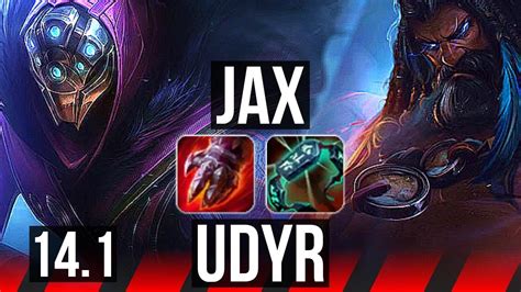 JAX Vs UDYR TOP Comeback KR Master 14 1 YouTube