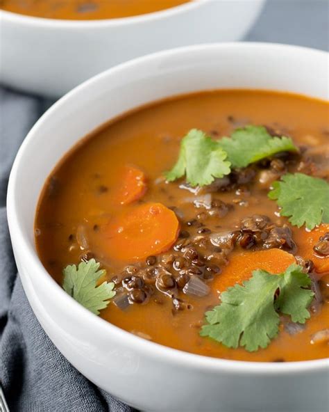 One-Pot Curry Black Lentil Soup - My Quiet Kitchen