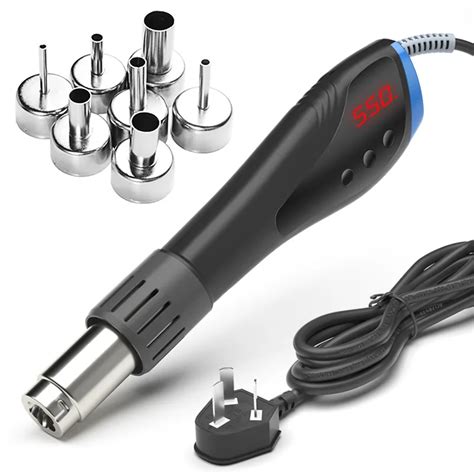 O Portable Hot Air Gun Bga Rework Soldering Heat Gun V W Hair Dryer