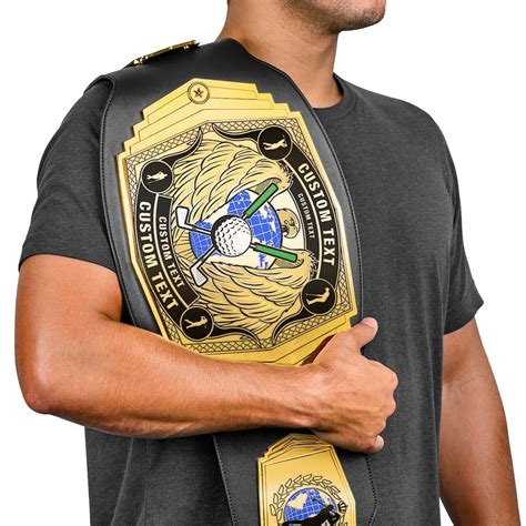 Golf Championship Belt Custom Designs Trophysmack Trophysmack