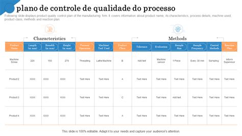 Os 10 Principais Modelos De Plano De Controle Amostras E Exemplos