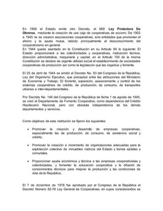 El Cooperativismo Pdf