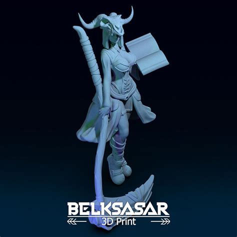 Girl Necromancer Normal And Nude D Model D Printable Cgtrader