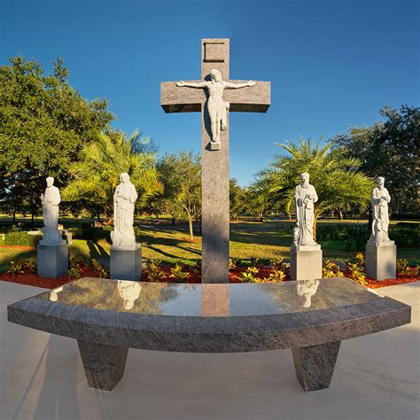 Outdoor Altar At Calvary Catholic Cemetery Calvary Catholic Cemetery