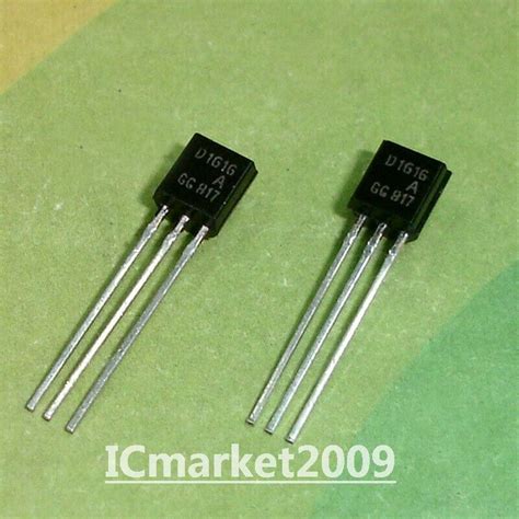 100 PCS 2SD1616A TO-92 2SD1616 D1616A D1616 NPN Epitaxial Silicon ...