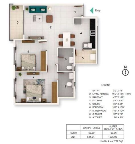 Adarsh Greens Phase 2 Floor Plans Kogilu Bangalore