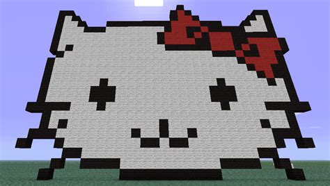 Minecraft Hello Kitty by ManWolfBearFish on DeviantArt