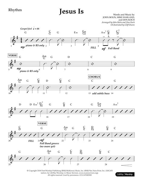 Jesus Is Choral Anthem Satb Melody Sheet Music Pdf Lifeway Choral