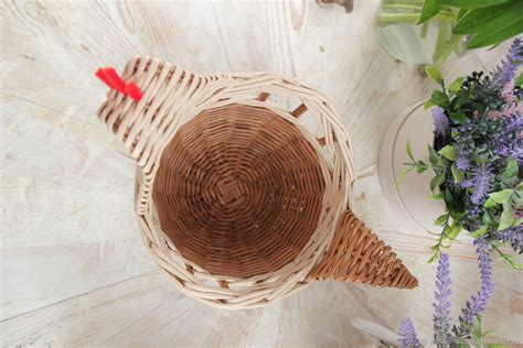 Корзины: Корзина плетеная. Курочка купить в интернет-магазине Ярмарка ...
