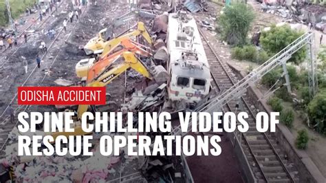 Odisha Train Accident NDRF Shares Spine Chilling Videos Of Rescue