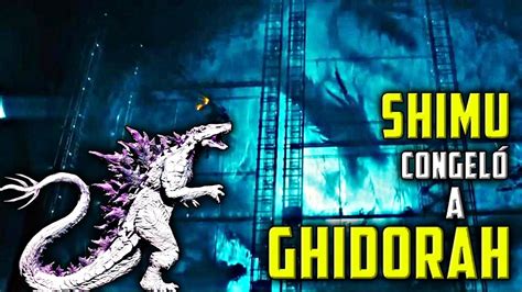 SHIMU congeló a GHIDORAH NUEVAS TEORÍAS MONSTERVERSE GODZILLA x