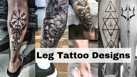 Best Leg Tattoos For Men Cool Leg Tattoos 2k22 Simple Leg Tattoos