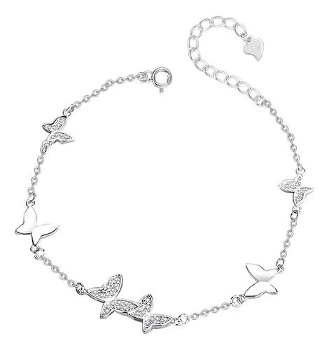 Pulsera De Plata Para Mujer Con Micro Circonitas Meses Sin Interés