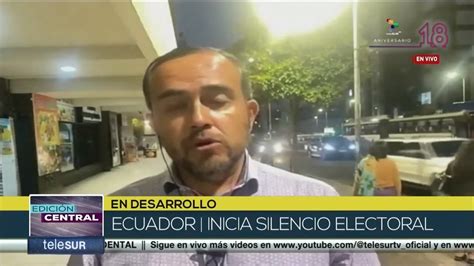 Ecuador Inicia Silencio Electoral En Un Escenario Definido Por La