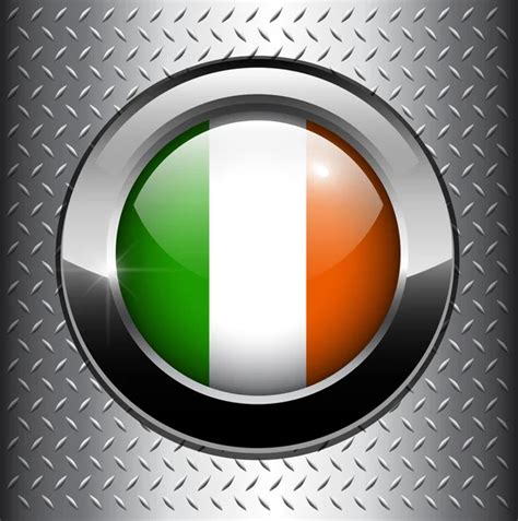 Ireland Flag Button Vector Stock Vector By ©cobalt88 2157022