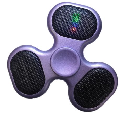 New Led Bluetooth Speaker Music Fidget Spinner Bluetooth Connectivity