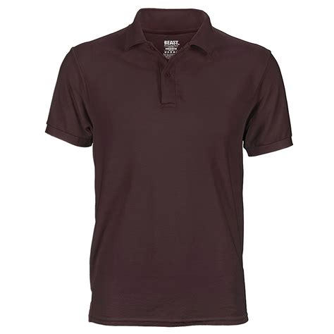 Coffee Brown Men S Polo T Shirt Premium Menswear At Best Value Prices