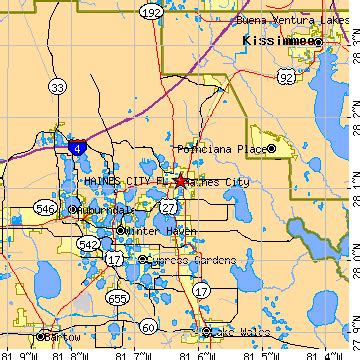 Haines City, Florida (FL) ~ population data, races, housing & economy