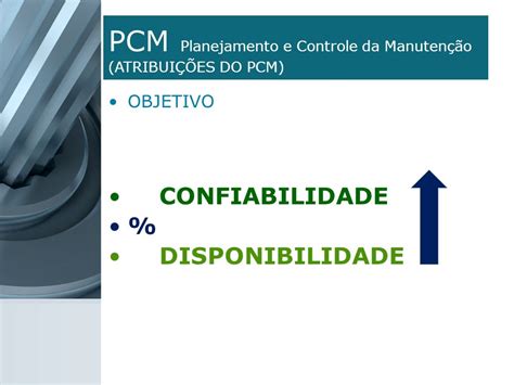 Pcm Planejamento E Controle Da Manuten O Atribui Es Do Pcm Ppt