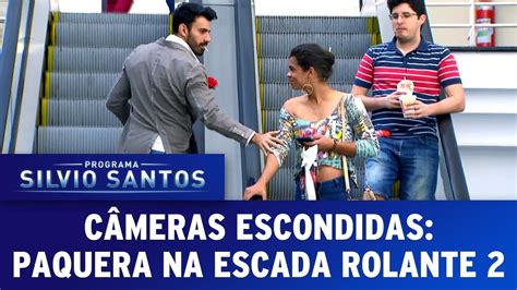 Paquera Na Escada Rolante Love Escalator Prank C Meras