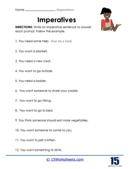 Imperatives Worksheets 15 Worksheets Worksheets Library