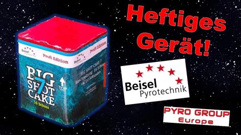 Beisel Pge Big Shot Cake Ausgefallener Effekt Twins Fireworks