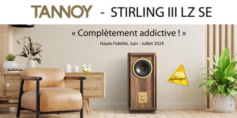 Europe Audio Diffusion Les Enceintes Tannoy Stirling III LZ Special