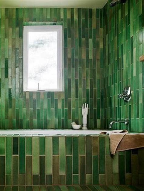 40 Green Bathroom Tile Ideas And Pictures 2022