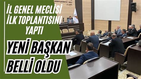 L Genel Mecl S Lk Toplantisini Yapti Yen Ba Kan Bell Oldu Bolu