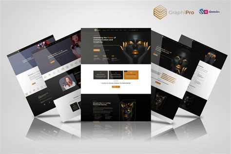 GraphiPro Premium Digital Agency Elementor Pro Template Kit