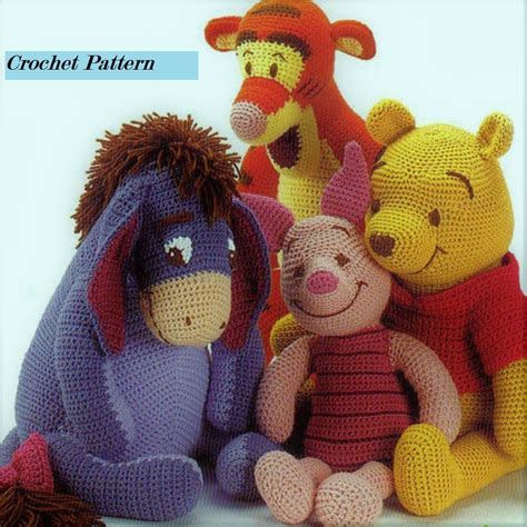 Toys And Hobbies Toys Disney Crochet Made To Order Winnie The Pooh And