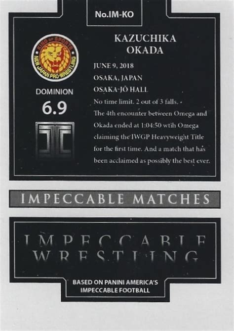 KAGEGFX IMPECCABLE WRESTLING IMPECCABLE MATCHES 2020 DOMINION 6 9