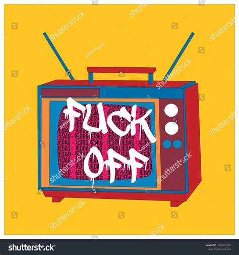 Typography Streetwear Urban Style Template Fuck Stock Vector Royalty Free 1962667567