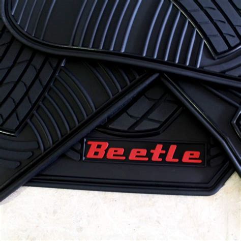 Matericuo Car Floor Mats Custom Fit For Volkswagen Vw Beetle 2012 2019 Black Rubber