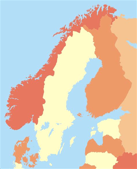 Map Of Scandanavia