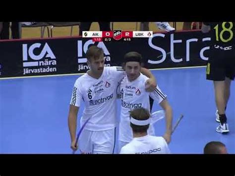 AIK IBF vs Linköping IBK Highlights SSL Omgång 1 YouTube