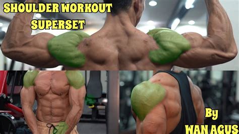 Shoulder Workout Superset By Wan Agus Youtube