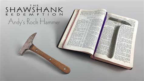 Rock Hammer In Bible From THE SHAWSHANK REDEMPTION YouTube