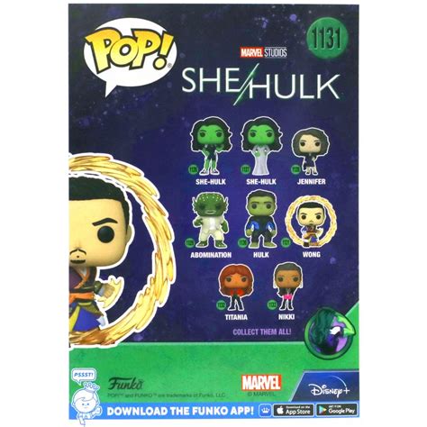 Funko POP WONG Marvel She Hulk Bobble Head No 1131