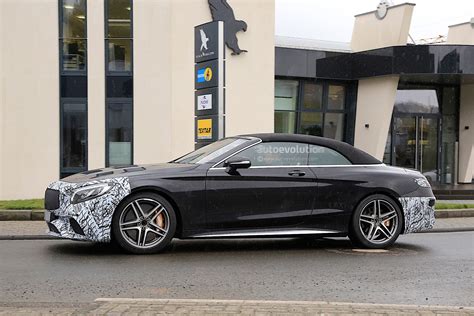First Spyshots of the Facelifted 2019 Mercedes-AMG S63 Convertible In ...